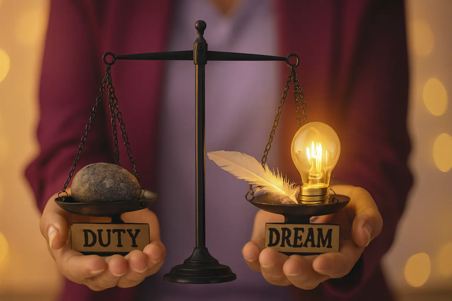 Are you torn between your dreams and duties?